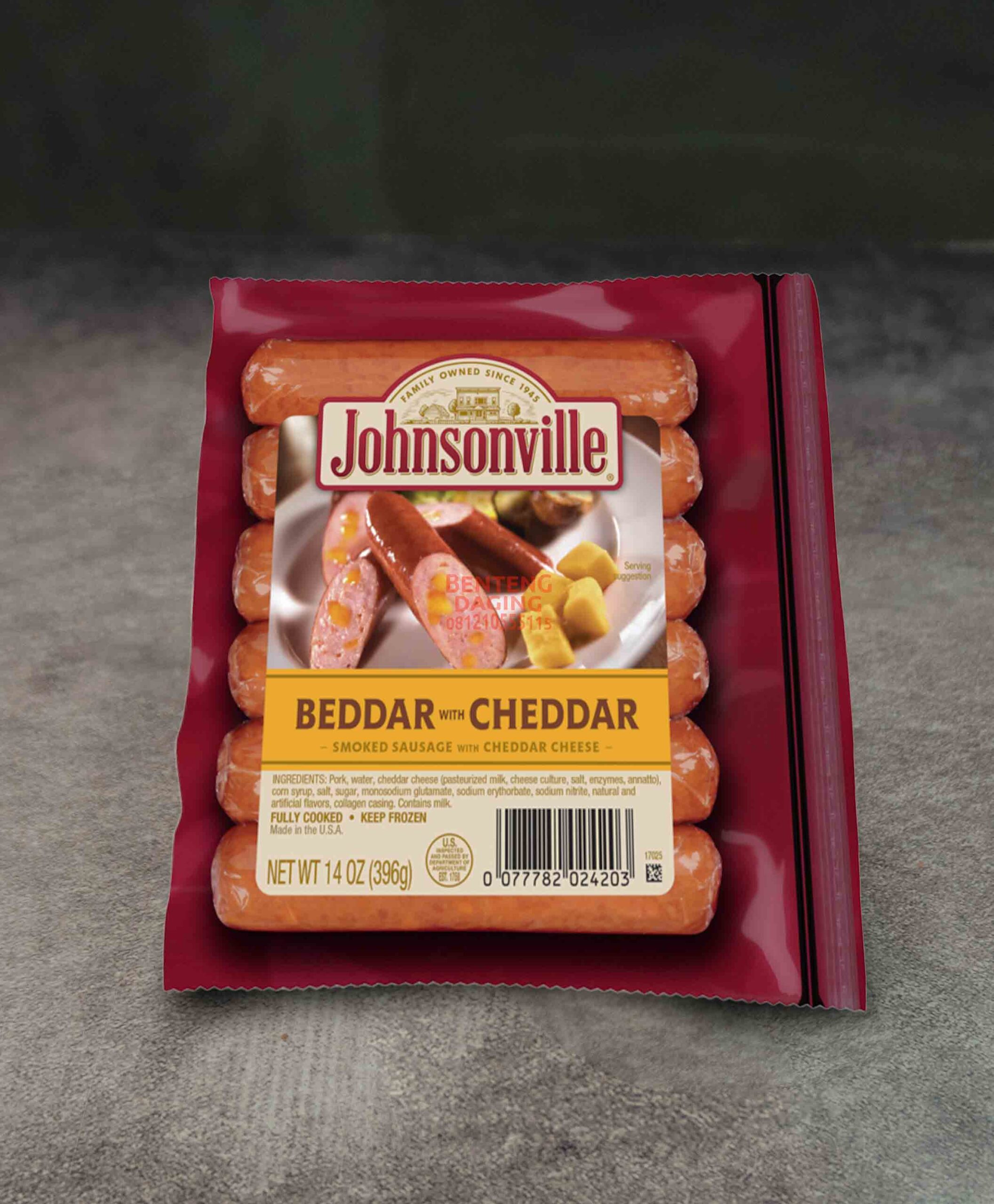 JOHNSONVILLE BEDDAR WITH CHEDDAR