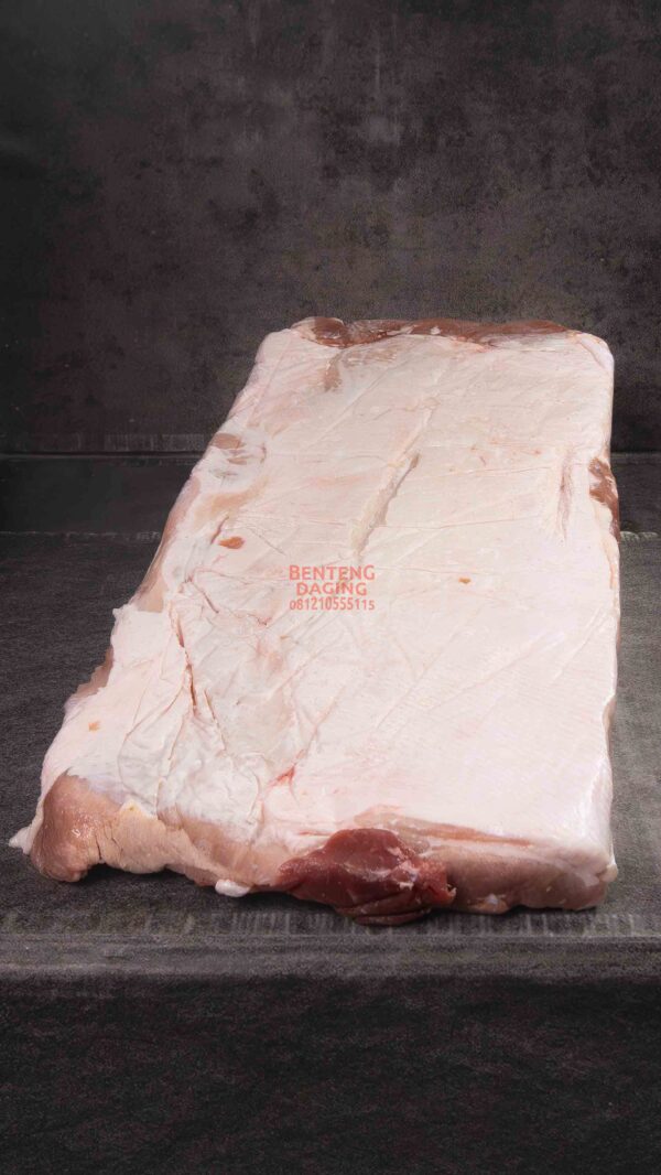 RIVASAM PORK BELLY SKIN OFF - Daging Babi Impor Premium Indonesia